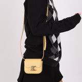 Celine Butter Yellow Mini Almond Claude Bag