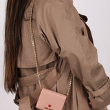 Miu Miu Pink Heart Bifold Wallet