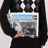Limited Edition Louis Vuitton Newspaper Trompe L'oeil Clutch