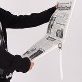 Limited Edition Louis Vuitton Newspaper Trompe L'oeil Clutch