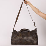 Bottega Veneta Convertible 24H Aged Ombre Intrecciato Duffle Bag