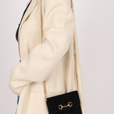 Gucci Suede Horsebit French Wallet