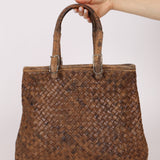 Limited Edition Bottega Veneta x Bergdorf Goodman 2003 Karang Intrecciato Milo Tote