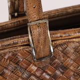 Limited Edition Bottega Veneta x Bergdorf Goodman 2003 Karang Intrecciato Milo Tote
