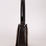 Celine Ponyhair Patent Trimmed Donna Bag