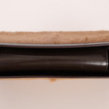 Celine Ponyhair Patent Trimmed Donna Bag