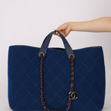 Chanel 2011 Felt Pop Quilted Maxi Tote