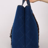 Chanel 2011 Felt Pop Quilted Maxi Tote