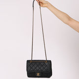 Chanel 2015 Small Iridescent Calfskin Happy Stitchy Flap Bag