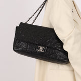 Chanel 2010 Calfskin Embossed Lucky Charms Symbol Flap Bag
