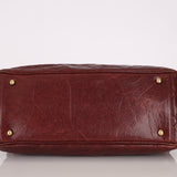 Chanel 2012 Paris-Bombay Burgundy Small Aged Caviar Shiva Tote