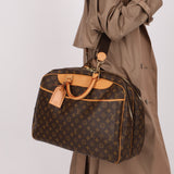Louis Vuitton Monogram 24 Heures Alize Travel Bag w Strap