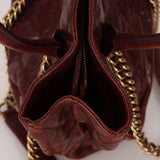 Chanel 2012 Paris-Bombay Burgundy Small Aged Caviar Shiva Tote