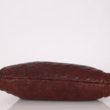 Chanel 2012 Burgundy Aged Caviar Elastic CC Hobo