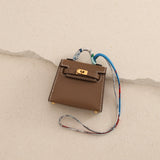 Hermès 2020 Micro Kelly Etoupe Tadelakt Twilly Bag Charm