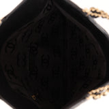 Chanel 2003 Lambskin Chocolate Bar Quilted Foldover Clutch 24k GP