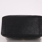 Rare Chanel 1997 Lambskin Turnlock Double-Sided Kelly Shoulder Bag 24k GP