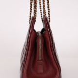 Chanel 2015 Burgundy Paris-Salzburg CC Eyelet Tote