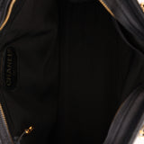 Chanel 1997 Caviar Turnlock North South Tote Bag 24k GP