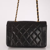 Chanel 1996 Lambskin Small Diana Flap 24K GP