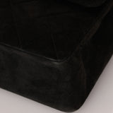 Chanel 1991 Suede CC Maxi Timeless Turnlock Flap Bag