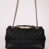 Chanel 2013 Caviar Globe Trotter Medium Flap Bag