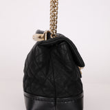 Chanel 2013 Caviar Globe Trotter Medium Flap Bag