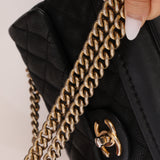 Chanel 2013 Caviar Globe Trotter Medium Flap Bag