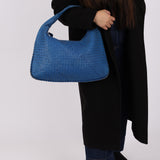 Bottega Veneta Intrecciato Blue Medium Hobo