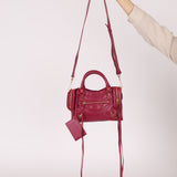 Balenciaga Raspberry Mini City Bag