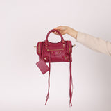 Balenciaga Raspberry Mini City Bag