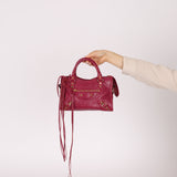 Balenciaga Raspberry Mini City Bag