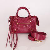 Balenciaga Raspberry Mini City Bag
