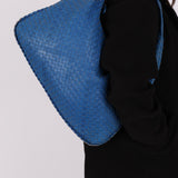 Bottega Veneta Intrecciato Blue Medium Hobo