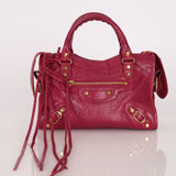 Balenciaga Raspberry Mini City Bag