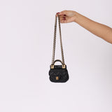 Chanel 2021 Calfskin Mini Top Handle Flap