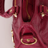 Balenciaga Raspberry Mini City Bag