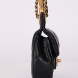 Chanel 2021 Calfskin Mini Top Handle Flap