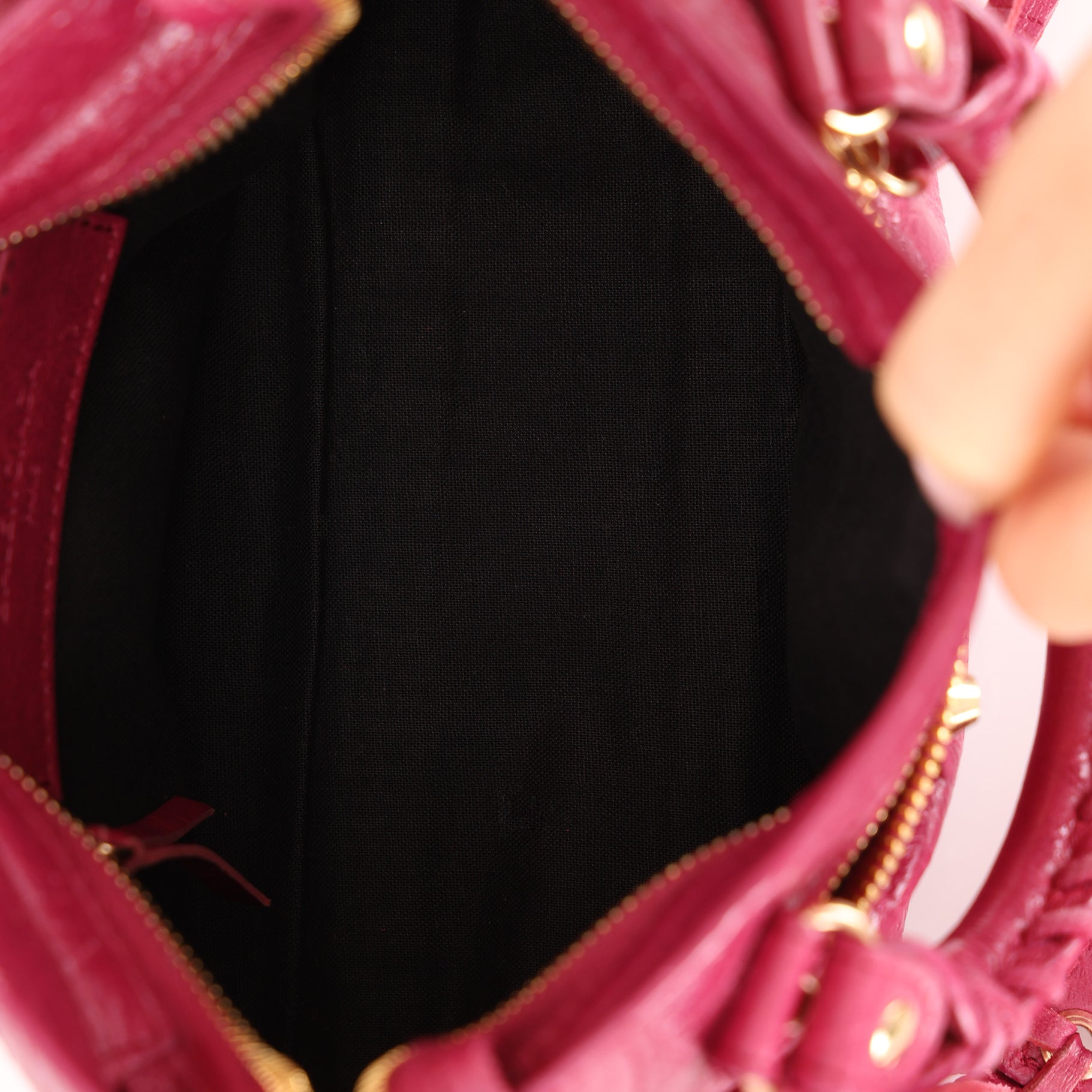 Balenciaga Raspberry Mini City Bag