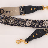 Dior 2019 Oblique Mini Saddle Bag with Guitar Strap