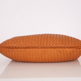 Bottega Veneta Orange Medium Intrecciato Hobo Bag