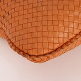 Bottega Veneta Orange Medium Intrecciato Hobo Bag