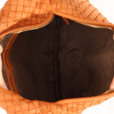 Bottega Veneta Orange Medium Intrecciato Hobo Bag