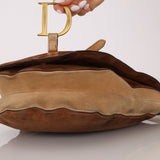 Limited Edition Dior 2002 Ponyhair Baudrier Saddle Bag