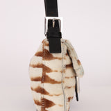 Fendi Animal Print Ponyhair Baguette