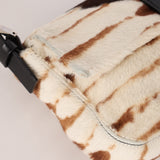 Fendi Animal Print Ponyhair Baguette