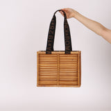 Fendi Rattan and Bamboo Small Tote