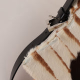 Fendi Animal Print Ponyhair Baguette