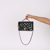 Chanel Patent Small Diana