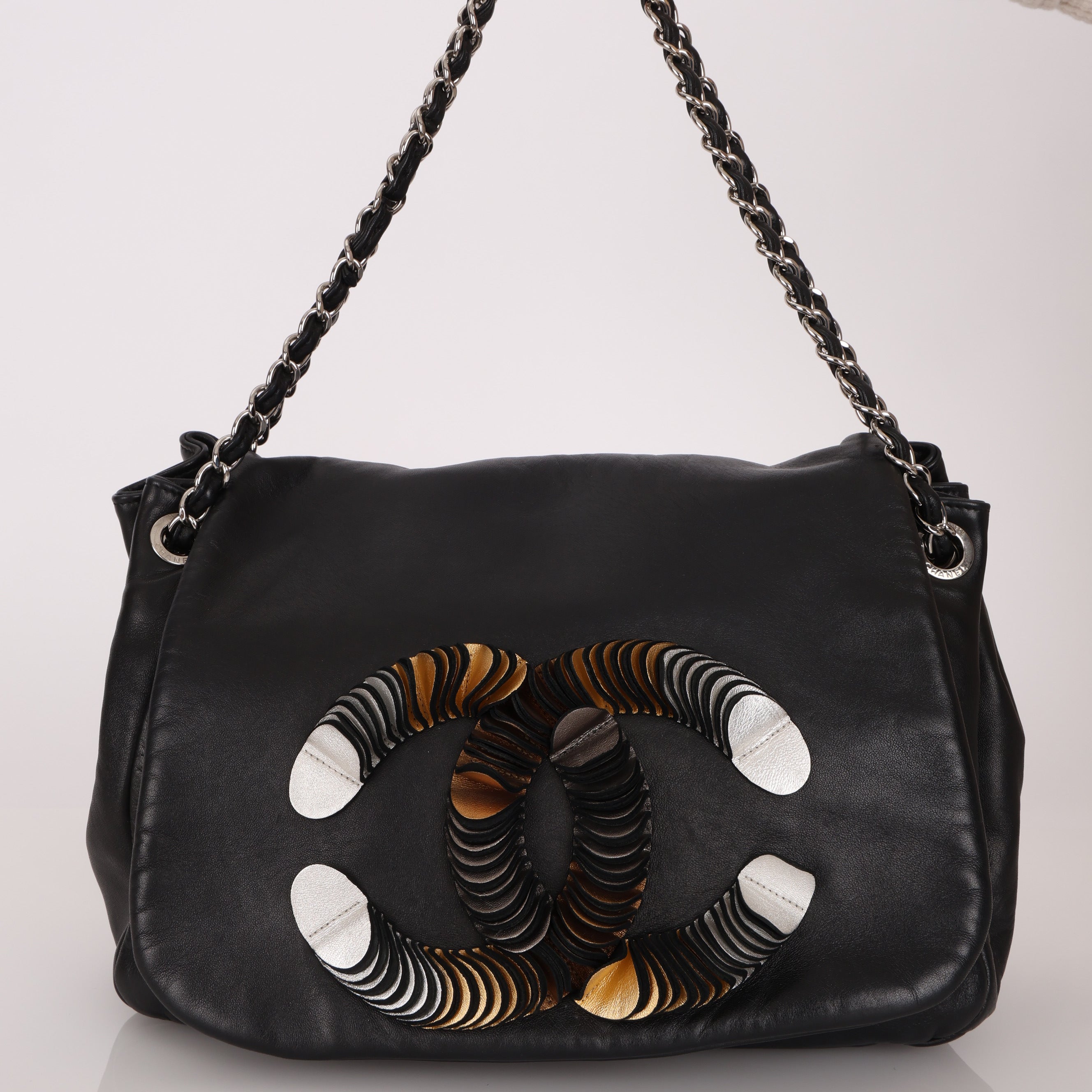 Chanel 2008 CC Accordion Disc Flap Bag